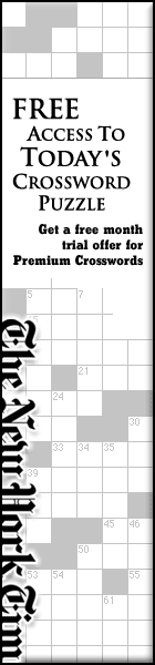 Click Here for a free month trial offer of Premium Crosswords